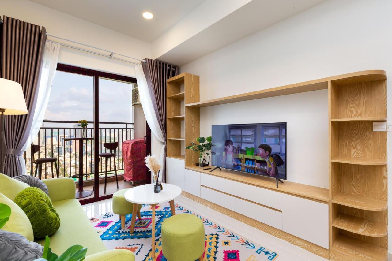 Yu Stay Green Premium Luxury 2Bedrooms Condotel In D1 Near Bui Vien Street โฮจิมินห์ซิตี้ ภายนอก รูปภาพ